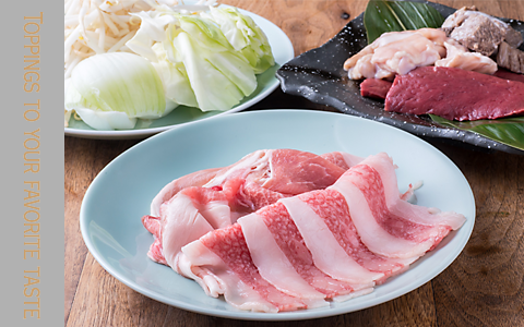 Toppings to your favorite taste.