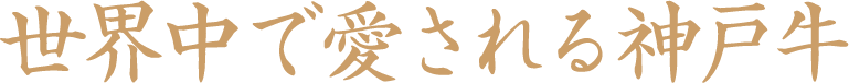 世界中で愛される神戸牛